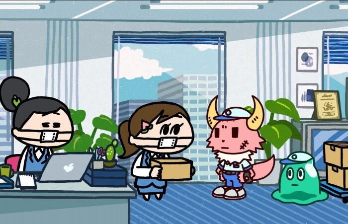 The production of the new series ‘Gakuen Hen’ of the popular short animation ‘Momoume’ on SNS has been decided!