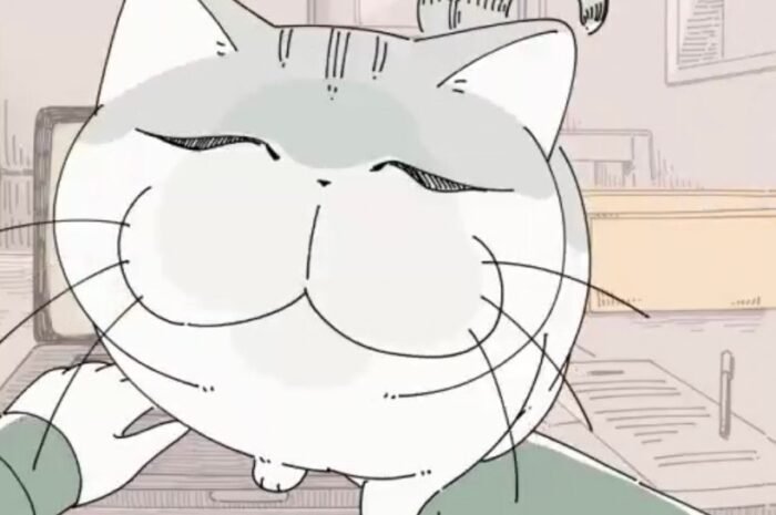 A famous cartoon cat has become a GIF animation and has moved! “It’s too cute.”