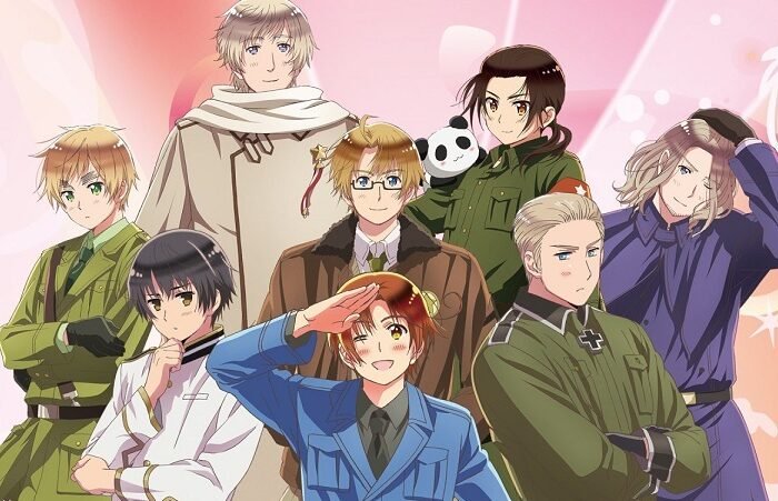 Enjoy the illustrations drawn by ‘Hetalia’ with paper cutouts!