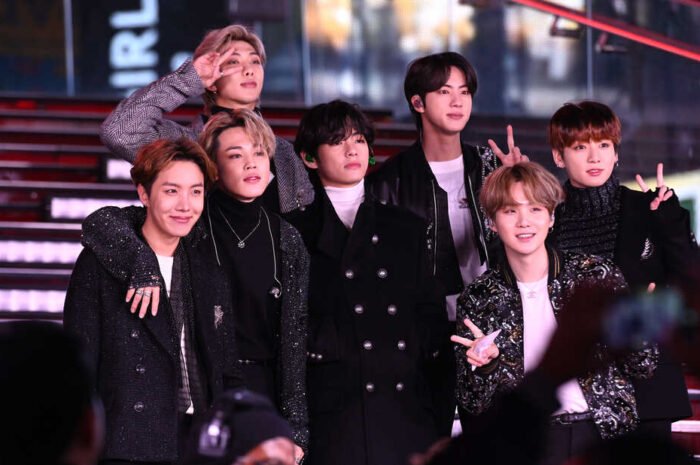 BTS’ Suga decorates a giant billboard in Times Square in the US. Global ‘ARMY’ birthday present