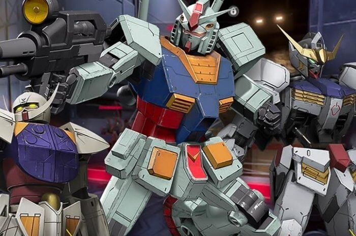 ‘Full-scale ν Gundam’ Draw by Umetaro Saitani on the cover of ‘Gundam Ace.’