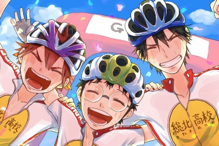 ‘Yowamushi Pedal’ stamps are on sale at post offices around the stage Sakura, Chiba