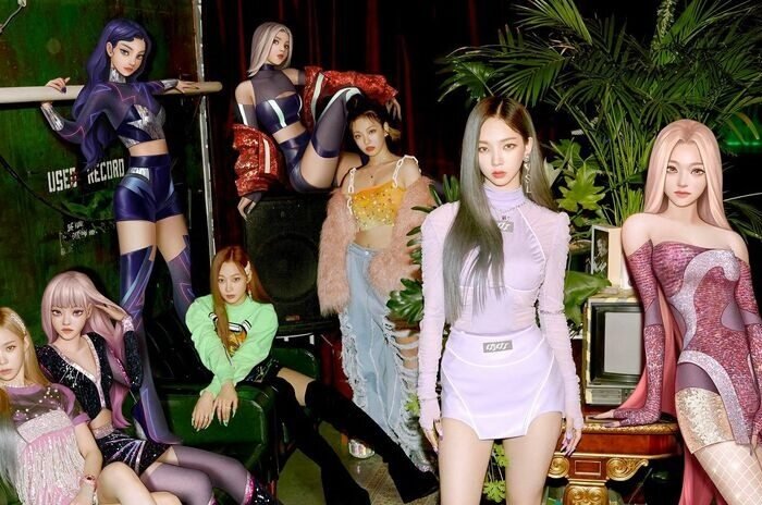 K-pop girl group created with AI