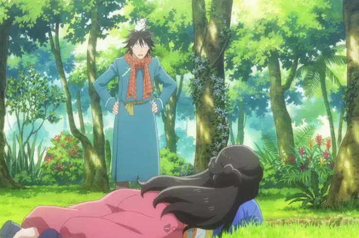 The ‘feelings’ contained in ‘Kin no Kuni Mizu no Kuni’ were linked to the film by international affairs. A song in the play composed by Evan Cole was added.