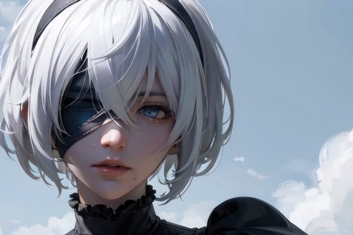 2B and 9S from the anime version of ‘NieR: Automata’ appear in the ‘ARTFX J’ series of figures