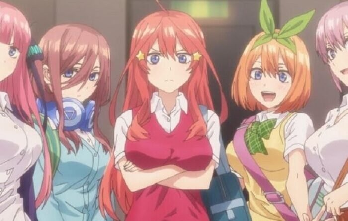 The new anime ‘The Quintessential Quintuplets’ will be screened in theaters for the second time in a row. It depicts Futaro and the quintuplets’ honeymoon.