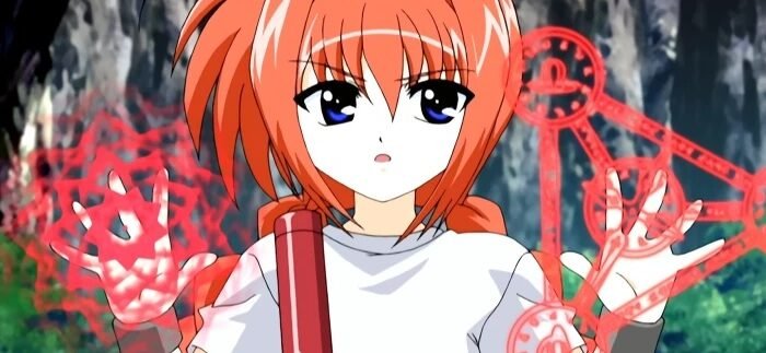 The third season of the anime ‘Lyrical Nanoha’ will be broadcast for free for the first time on BS. The childhood friends in the series will re-record their commercials to show their ‘old friendship.’