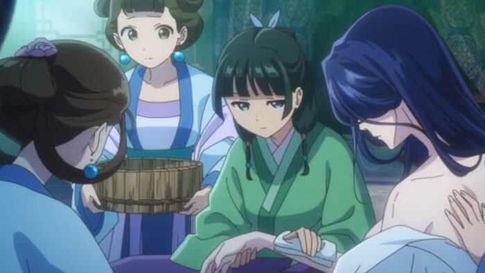 ‘The angry Jinshi has arrived!’ ‘Even his angry expression is too beautiful.!’ His questioning of the fake Princess Rouran is very impressive! A new character, Luohan, who is ‘shady but seems capable,’ also appears in ‘The Apothecary Diaries’