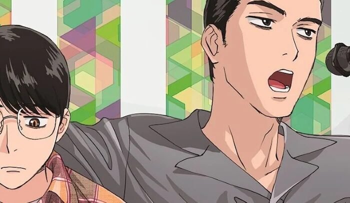 Satomi and Kyoji from the anime ‘Karaoke Iko!’ appear on the back cover of anan