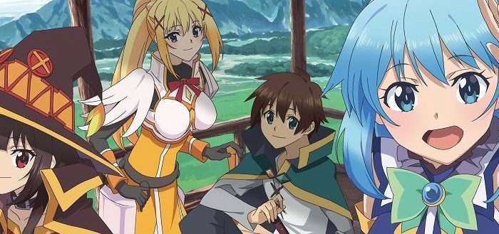 KonoSuba Celebrates 10th Anime Anniversary with Free Streaming of All 33 TV Episodes, Spin-Off, and Movie.